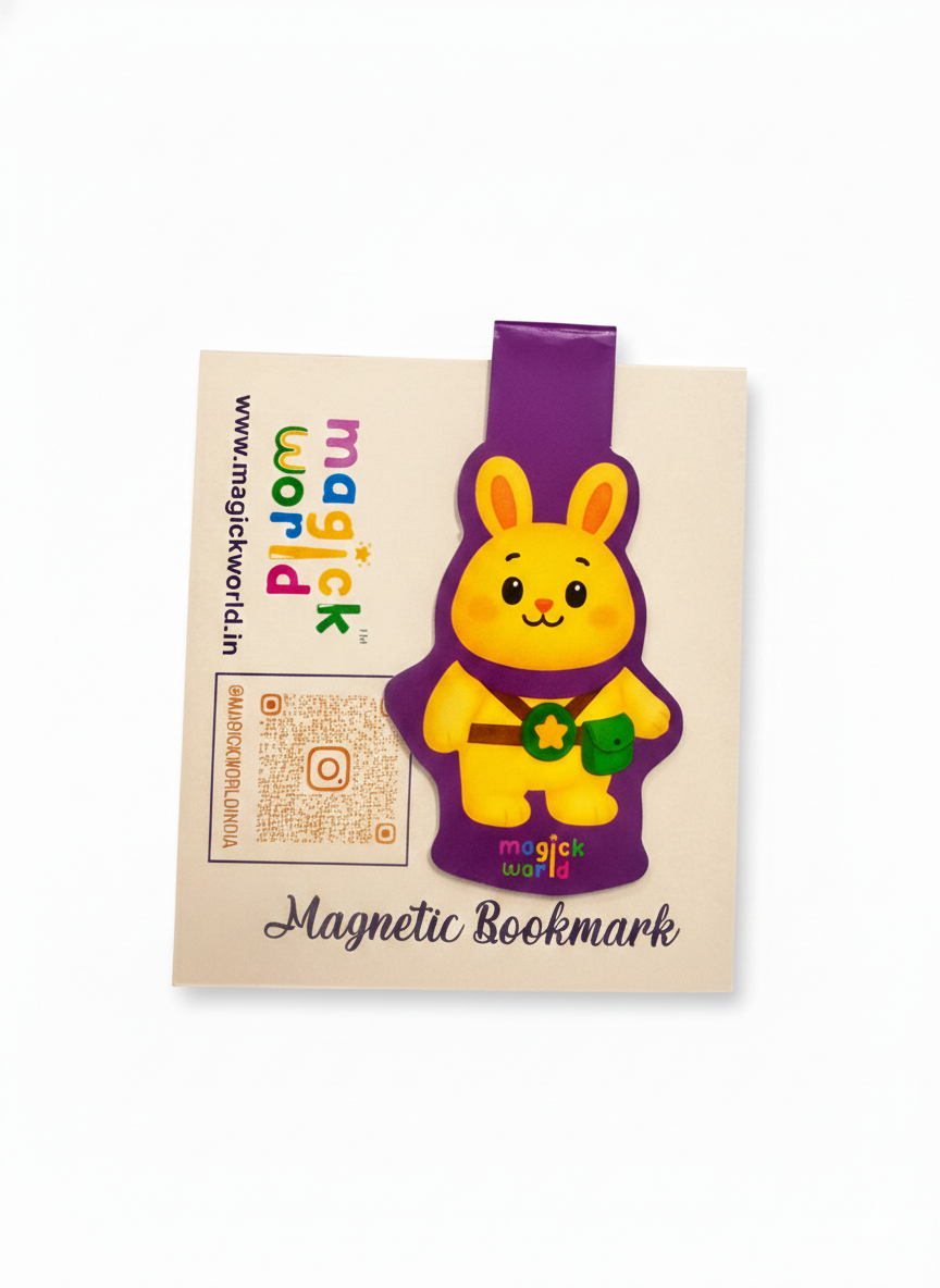 Magnetic Bookmark for Kids - MagickWorld's Beloved Stationery Keepsake