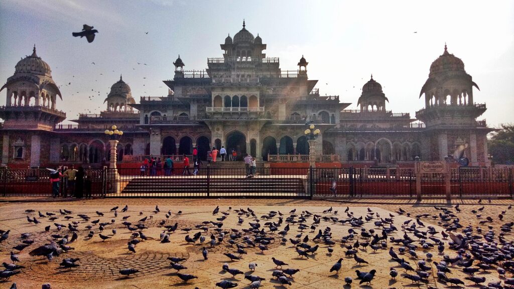 Albert Hall Museum building in Jaipur.