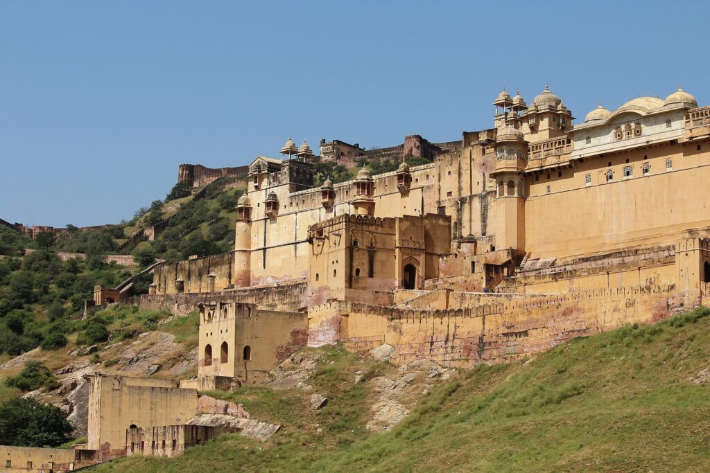 Amer Fort Jaipur at the start of a one-day Jaipur itinerary