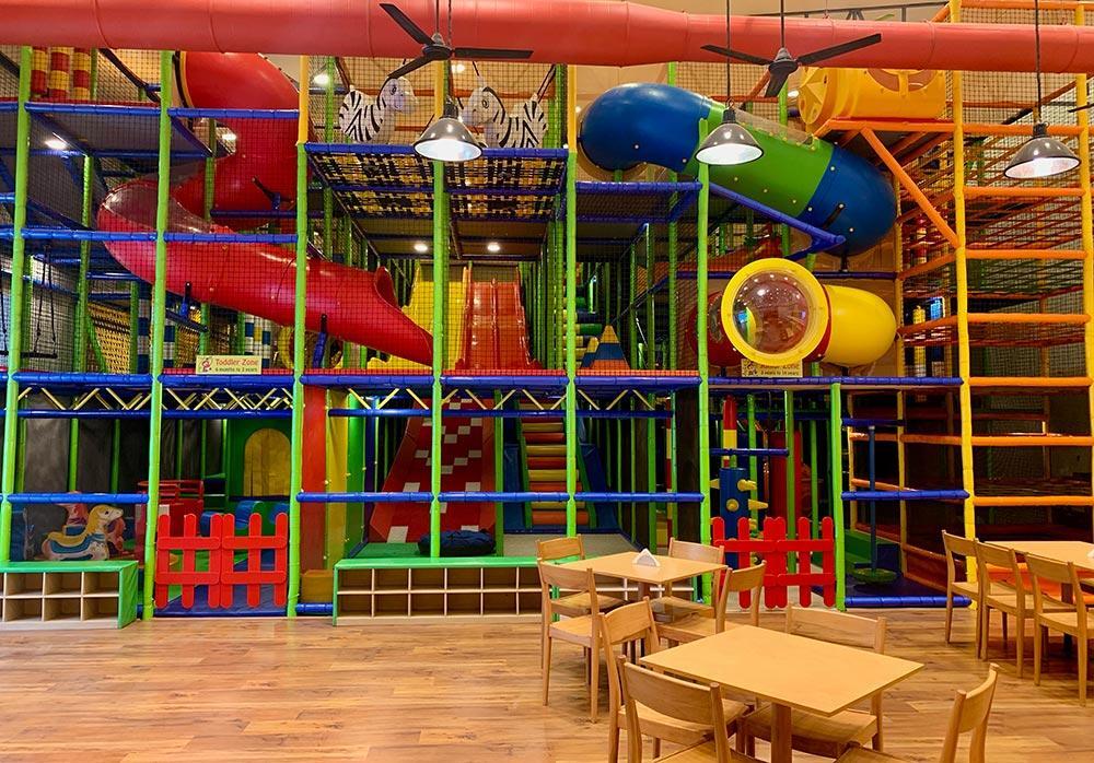  children's play area Mumbai with slides and soft play