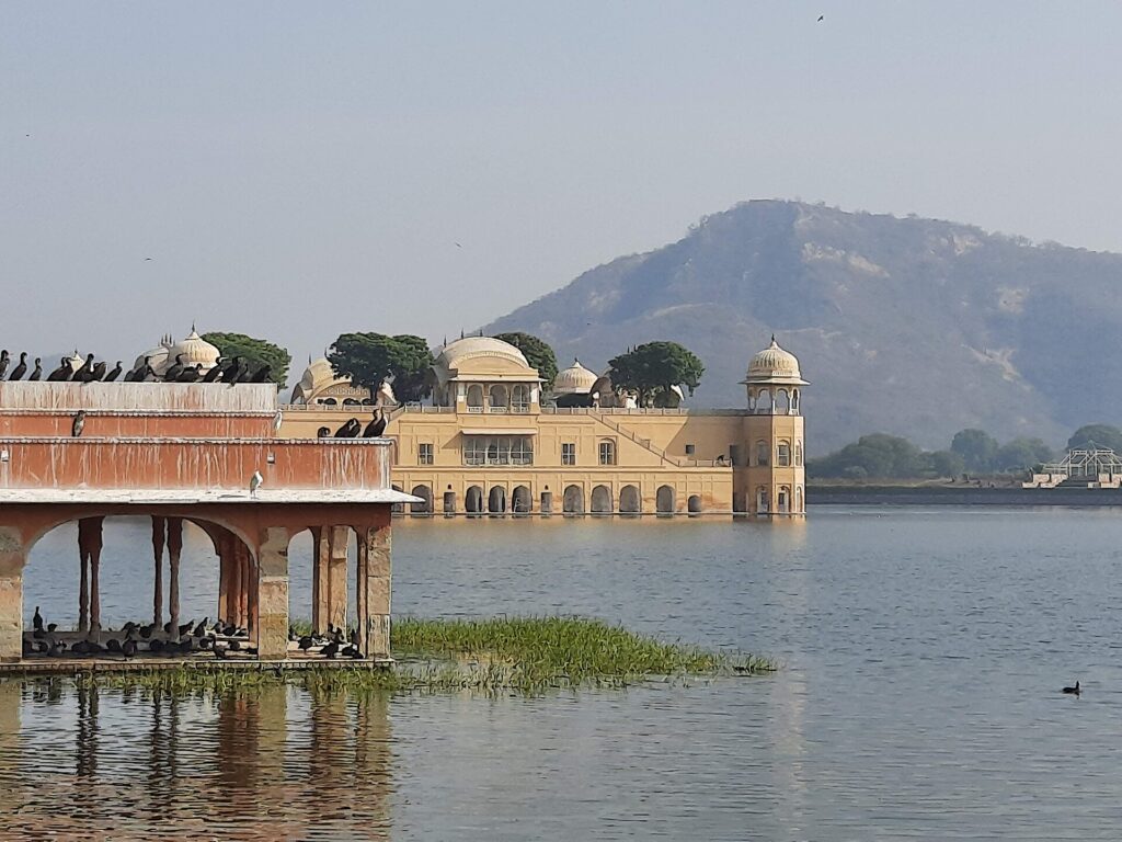 Jal Mahal in Man Sagar Lake in Jaipur.