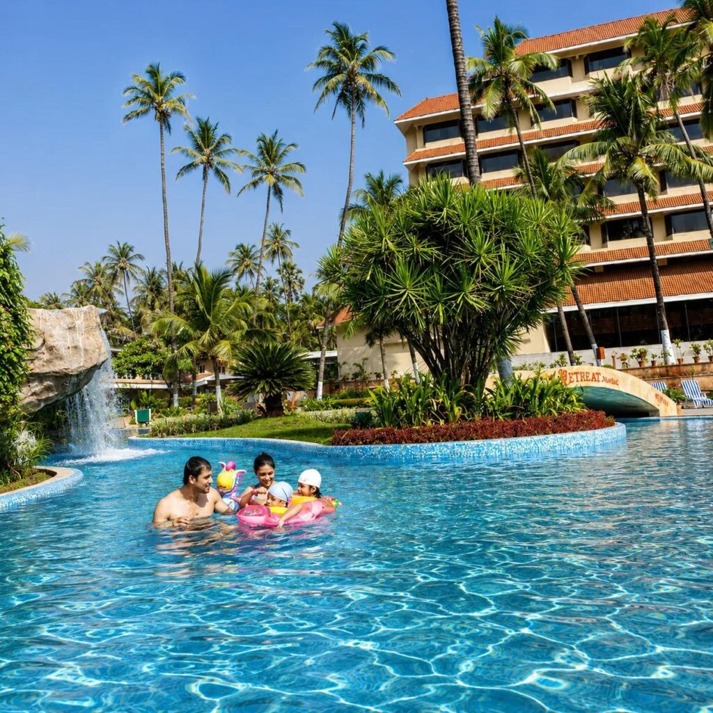 Mumbai family stay with swimming pool
