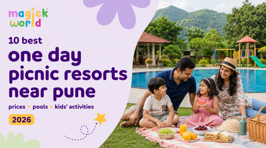 10 Best One Day Picnic Resorts Near Pune: Prices, Pools & Kids’ Activities (2026)