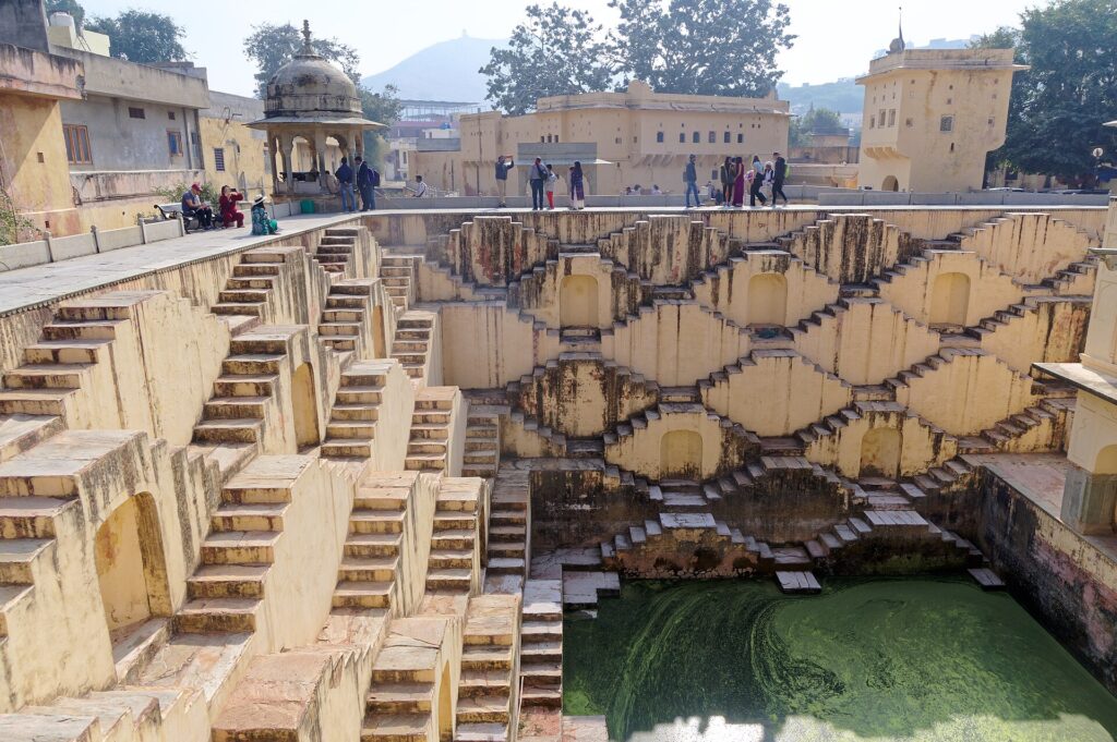 Panna Meena ka Kund stepwell near Amer Fort Jaipur