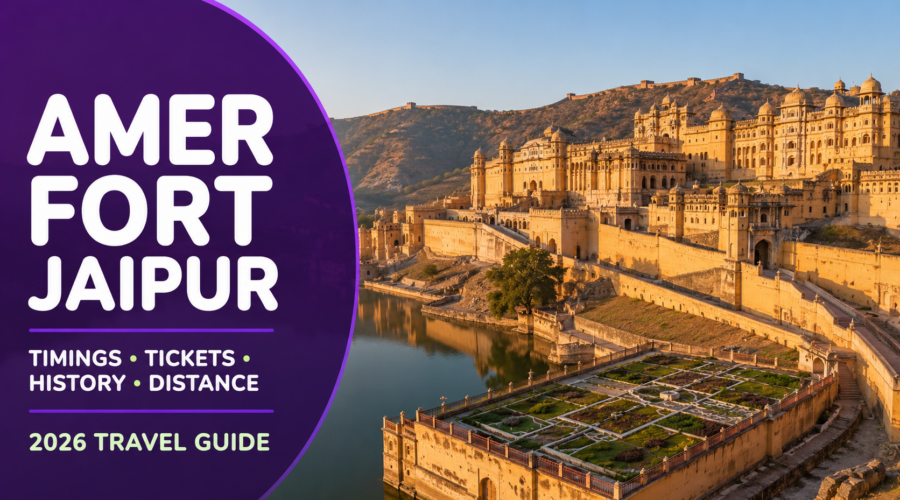 Amer Fort Jaipur Timings and Ticket Price 2026: History, Distance & Complete Guide