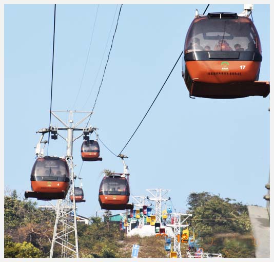 Rajgir Ropeway near Vishwa Shanti Stupa Bihar