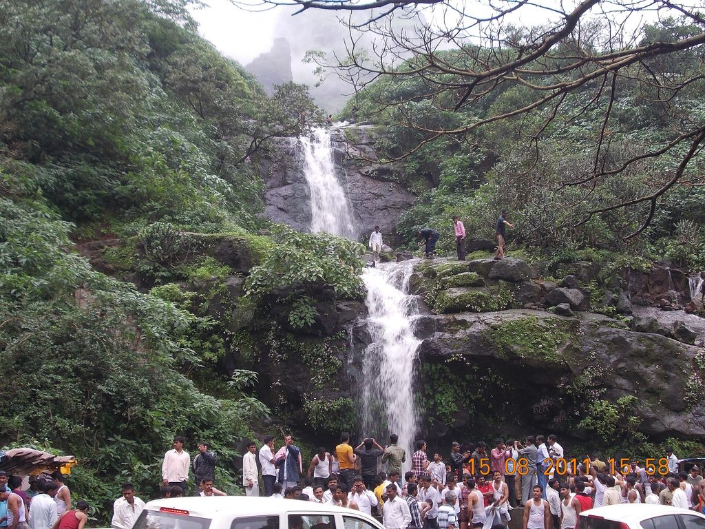 Malshej Ghat waterfall in mumbai