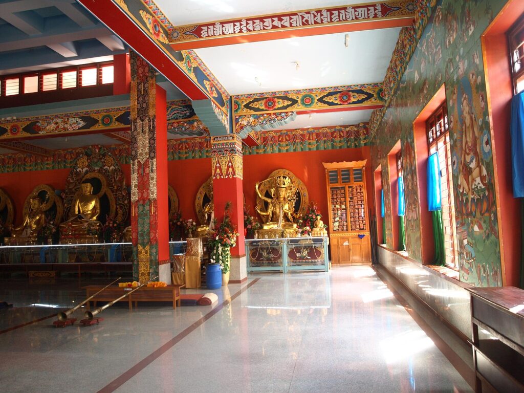 Inside Namdroling Monastery